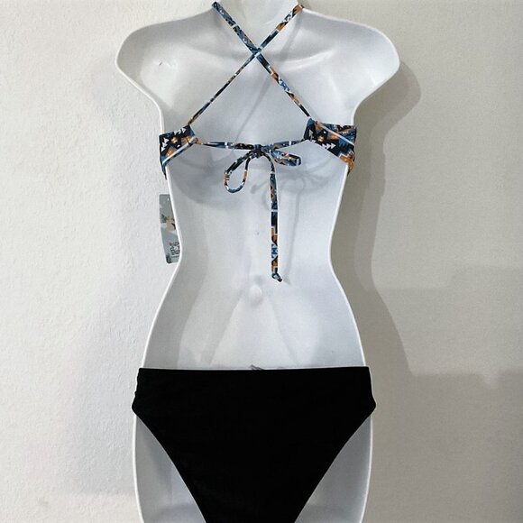 HALTER SUN PROTECTION TWO PIECE BIKINI - Picture 7 of 10